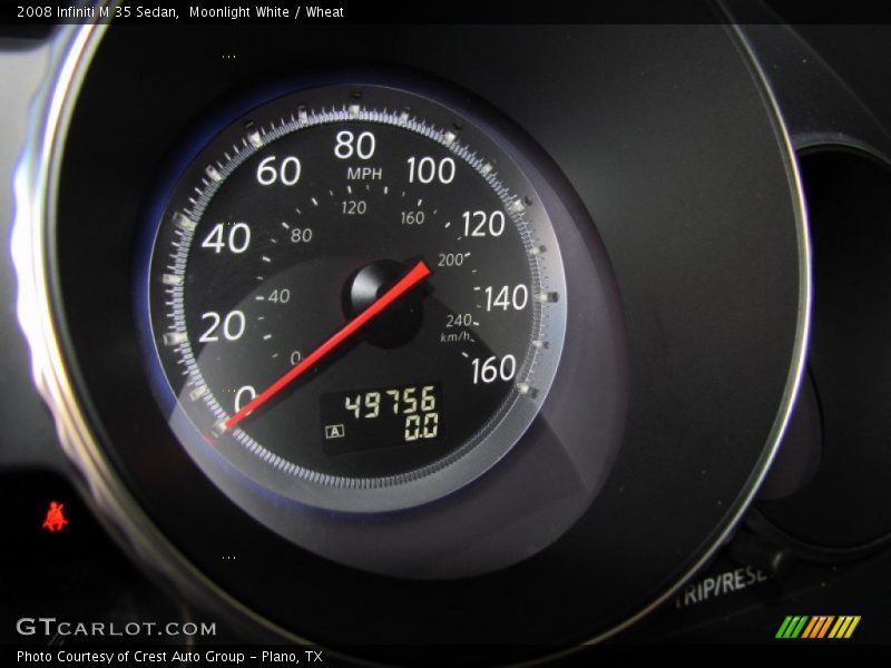 Moonlight White / Wheat 2008 Infiniti M 35 Sedan
