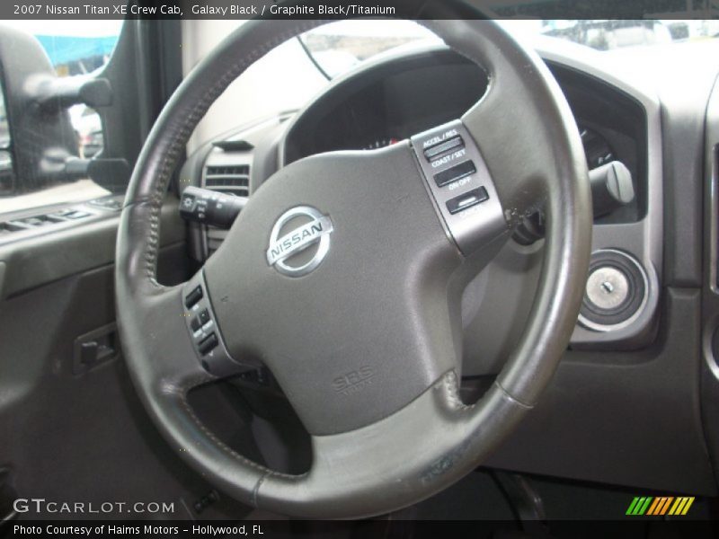 Galaxy Black / Graphite Black/Titanium 2007 Nissan Titan XE Crew Cab