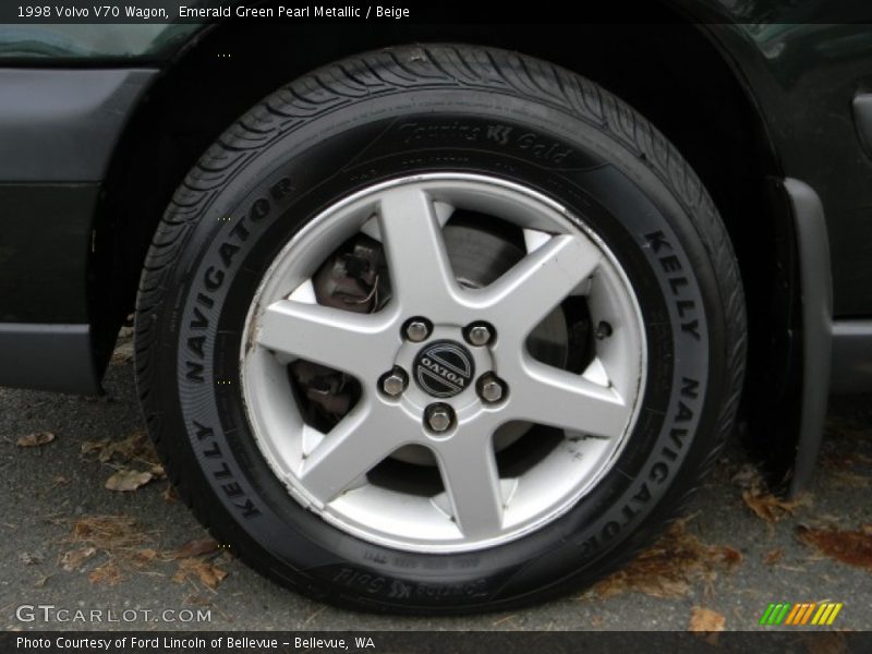 Emerald Green Pearl Metallic / Beige 1998 Volvo V70 Wagon