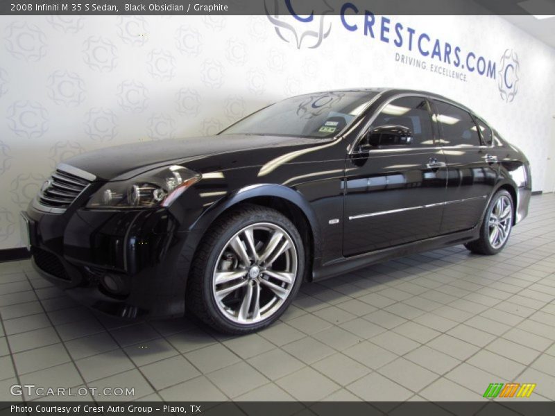 Black Obsidian / Graphite 2008 Infiniti M 35 S Sedan