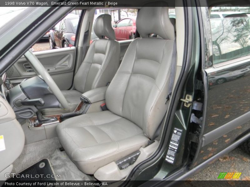 Emerald Green Pearl Metallic / Beige 1998 Volvo V70 Wagon