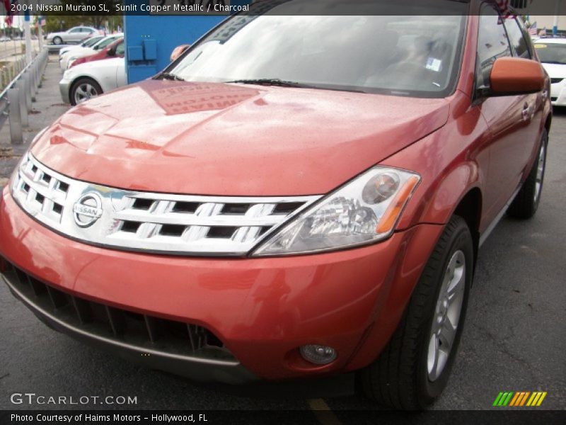 Sunlit Copper Metallic / Charcoal 2004 Nissan Murano SL