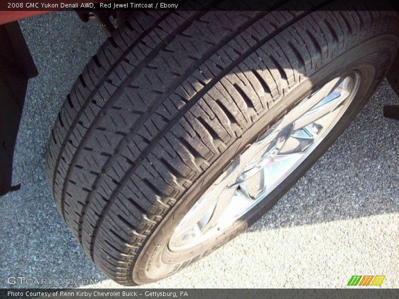 Red Jewel Tintcoat / Ebony 2008 GMC Yukon Denali AWD