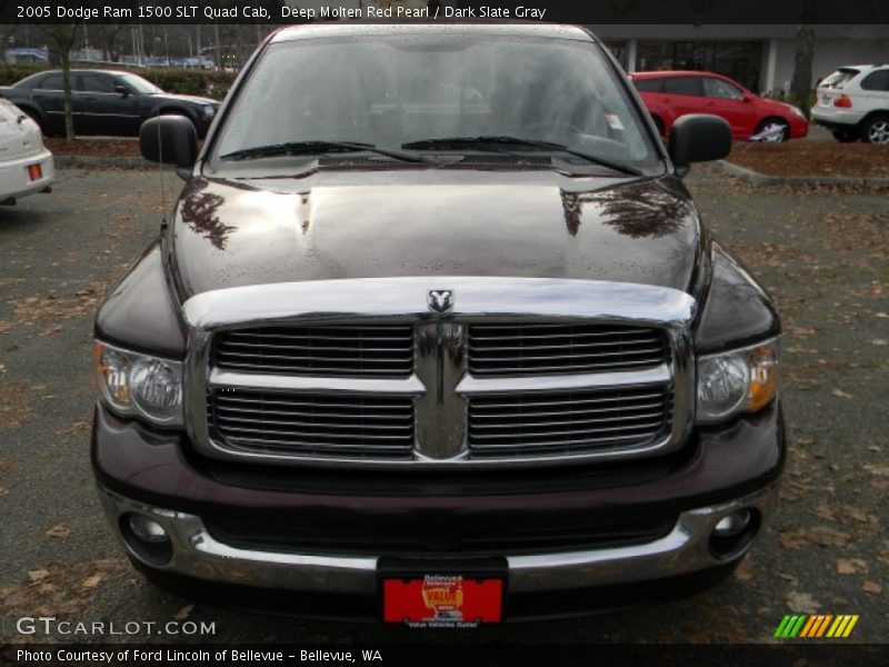 Deep Molten Red Pearl / Dark Slate Gray 2005 Dodge Ram 1500 SLT Quad Cab