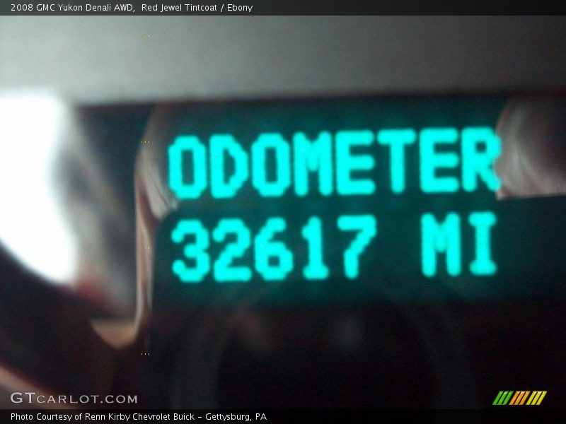 Red Jewel Tintcoat / Ebony 2008 GMC Yukon Denali AWD
