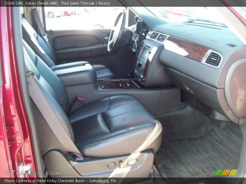 Red Jewel Tintcoat / Ebony 2008 GMC Yukon Denali AWD