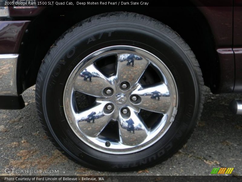 Deep Molten Red Pearl / Dark Slate Gray 2005 Dodge Ram 1500 SLT Quad Cab