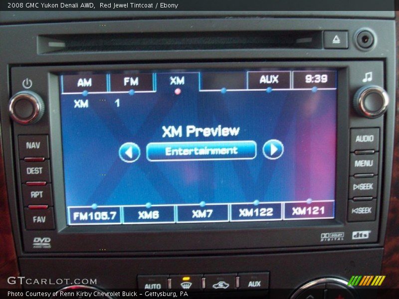 Red Jewel Tintcoat / Ebony 2008 GMC Yukon Denali AWD