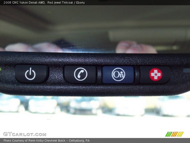 Red Jewel Tintcoat / Ebony 2008 GMC Yukon Denali AWD