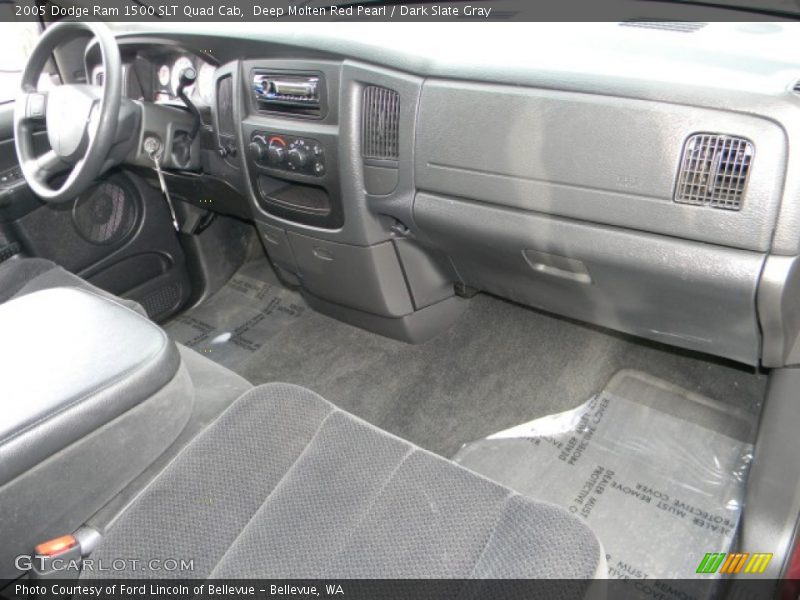 Deep Molten Red Pearl / Dark Slate Gray 2005 Dodge Ram 1500 SLT Quad Cab