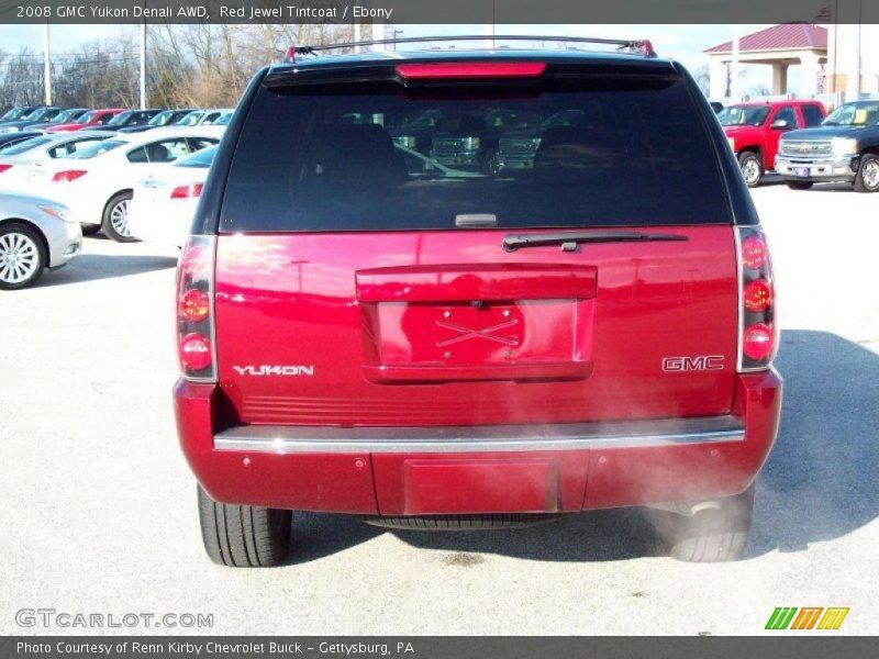 Red Jewel Tintcoat / Ebony 2008 GMC Yukon Denali AWD