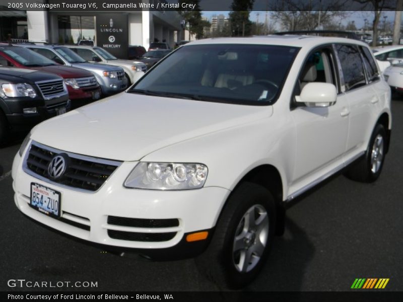 Campanella White / Kristal Grey 2005 Volkswagen Touareg V6