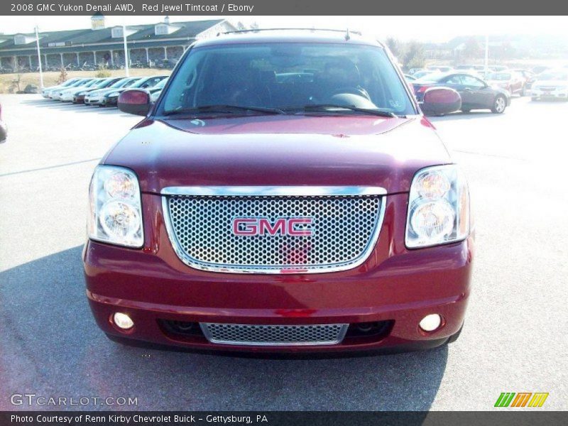 Red Jewel Tintcoat / Ebony 2008 GMC Yukon Denali AWD