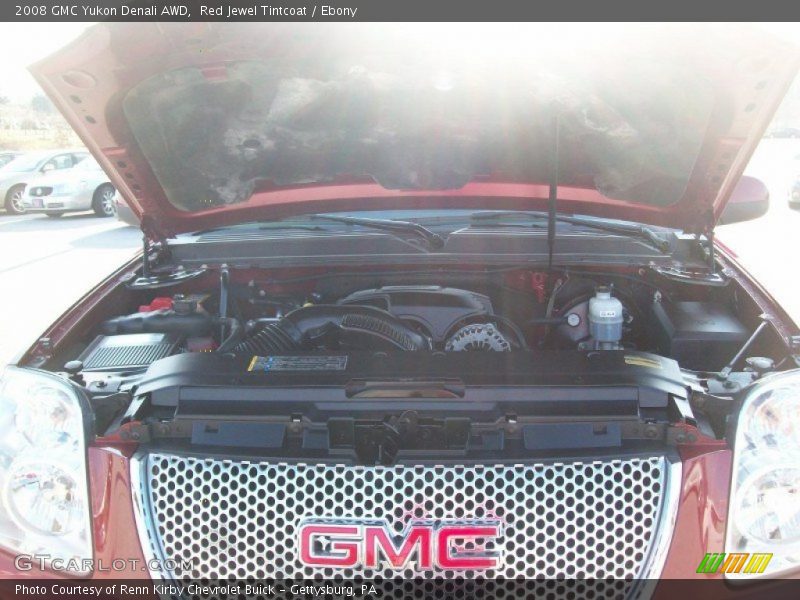 Red Jewel Tintcoat / Ebony 2008 GMC Yukon Denali AWD