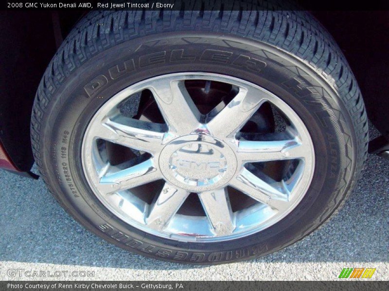 Red Jewel Tintcoat / Ebony 2008 GMC Yukon Denali AWD