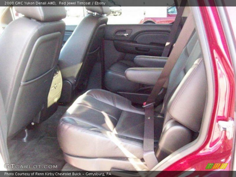 Red Jewel Tintcoat / Ebony 2008 GMC Yukon Denali AWD
