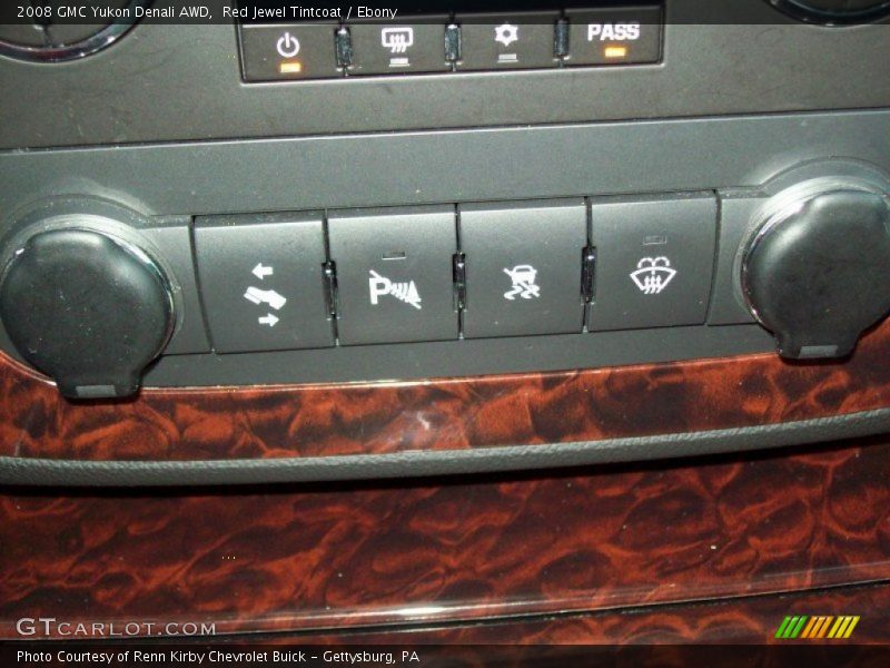 Red Jewel Tintcoat / Ebony 2008 GMC Yukon Denali AWD