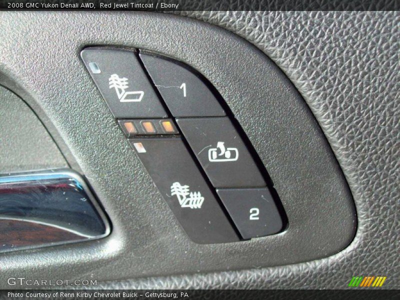 Red Jewel Tintcoat / Ebony 2008 GMC Yukon Denali AWD
