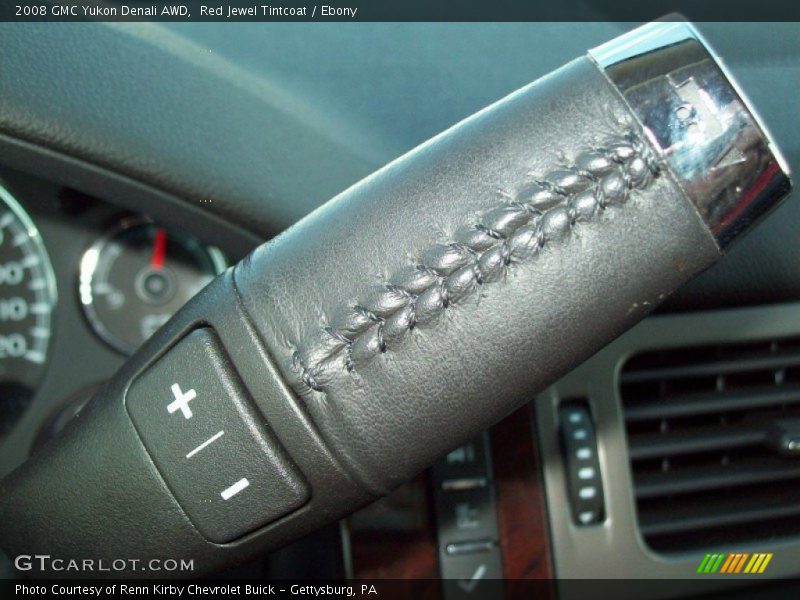 Red Jewel Tintcoat / Ebony 2008 GMC Yukon Denali AWD