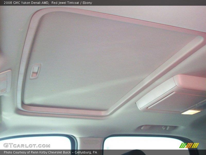 Red Jewel Tintcoat / Ebony 2008 GMC Yukon Denali AWD