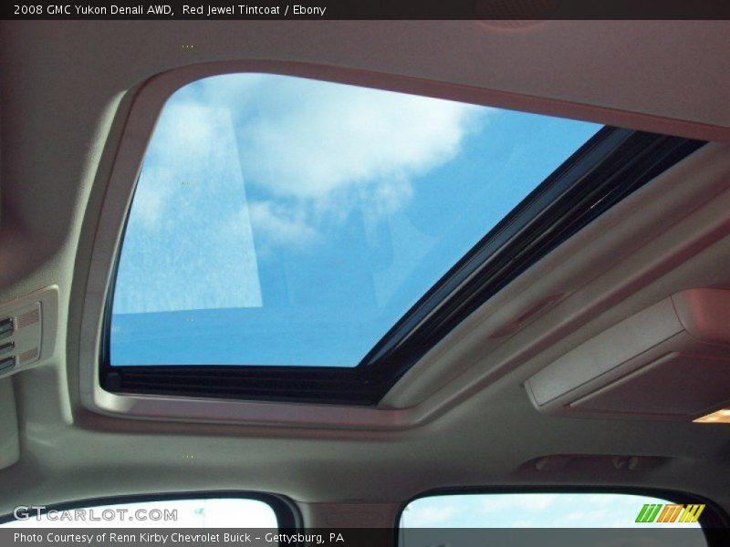 Red Jewel Tintcoat / Ebony 2008 GMC Yukon Denali AWD
