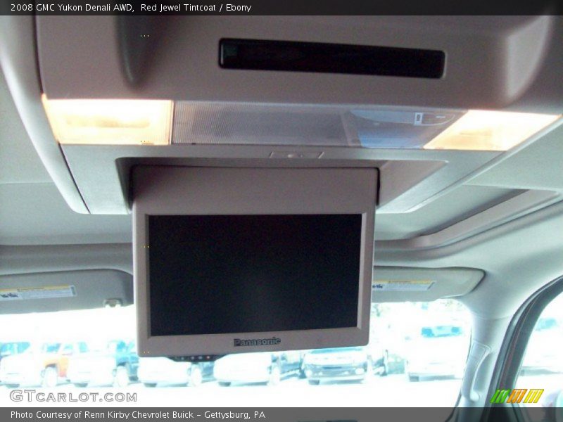 Red Jewel Tintcoat / Ebony 2008 GMC Yukon Denali AWD
