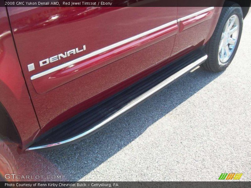 Red Jewel Tintcoat / Ebony 2008 GMC Yukon Denali AWD