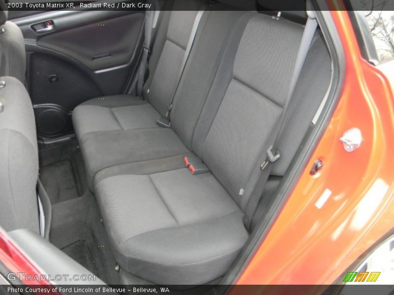  2003 Matrix XR Dark Gray Interior