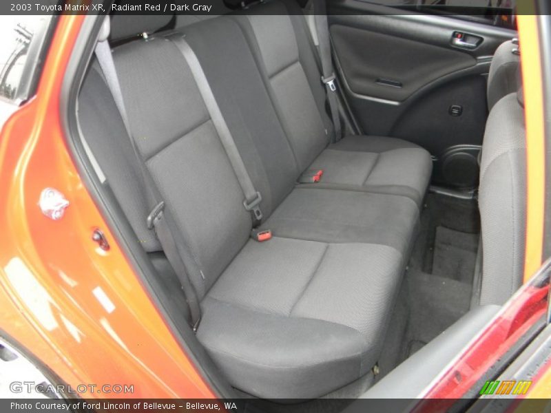  2003 Matrix XR Dark Gray Interior