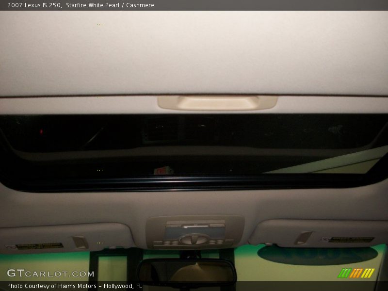 Starfire White Pearl / Cashmere 2007 Lexus IS 250