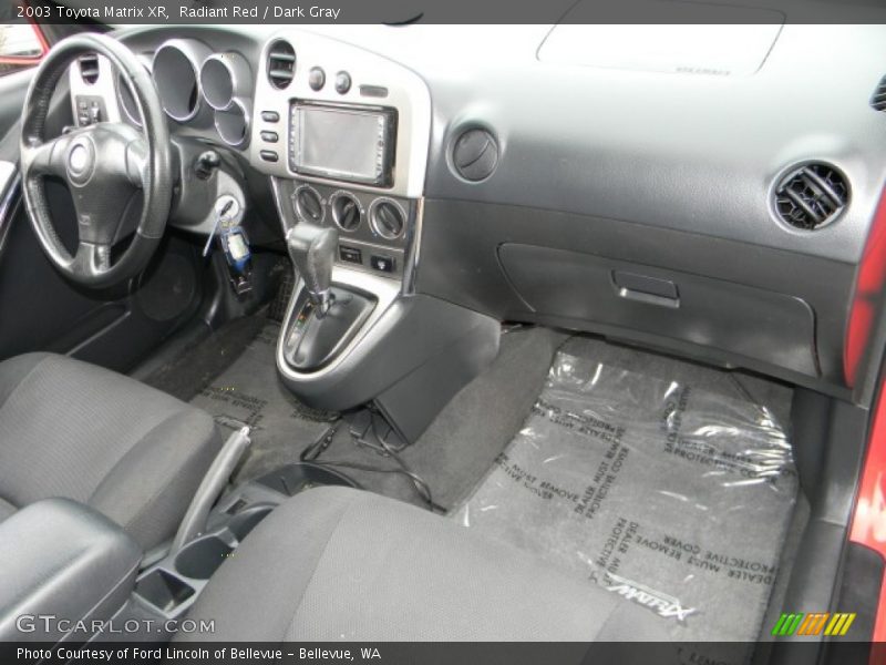 Dashboard of 2003 Matrix XR
