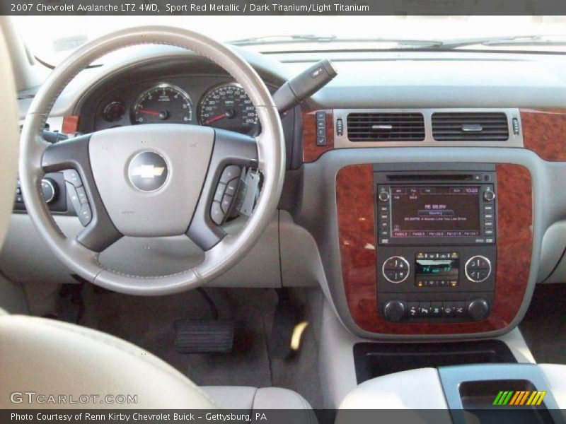 Sport Red Metallic / Dark Titanium/Light Titanium 2007 Chevrolet Avalanche LTZ 4WD