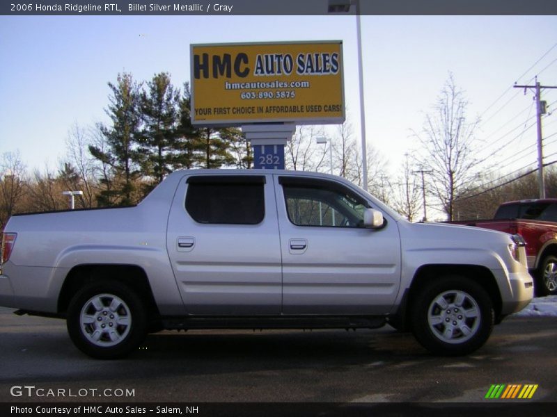 Billet Silver Metallic / Gray 2006 Honda Ridgeline RTL