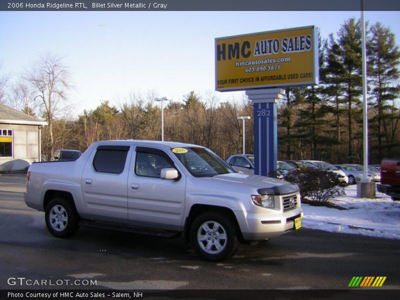 Billet Silver Metallic / Gray 2006 Honda Ridgeline RTL