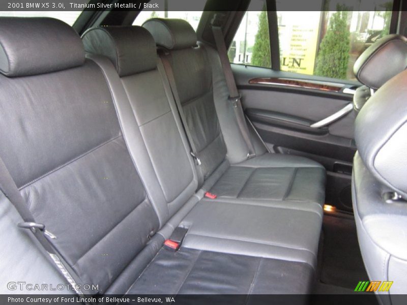 Titanium Silver Metallic / Black 2001 BMW X5 3.0i