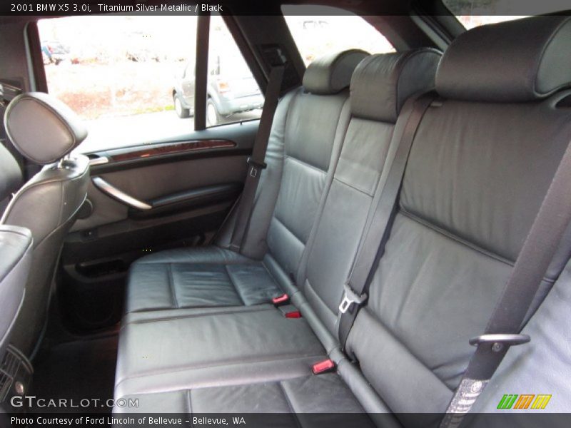 Titanium Silver Metallic / Black 2001 BMW X5 3.0i