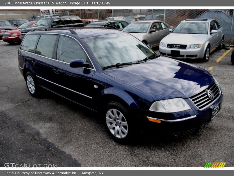 Indigo Blue Pearl / Grey 2003 Volkswagen Passat GLS Wagon