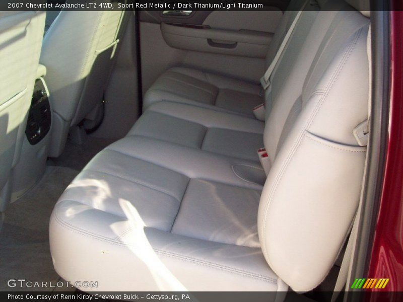Sport Red Metallic / Dark Titanium/Light Titanium 2007 Chevrolet Avalanche LTZ 4WD