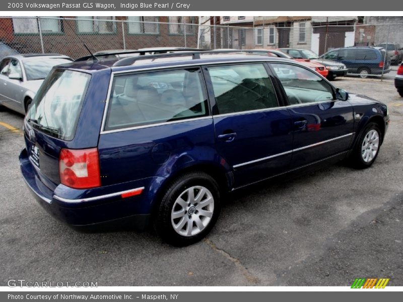 Indigo Blue Pearl / Grey 2003 Volkswagen Passat GLS Wagon