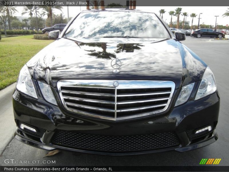 Black / Black 2011 Mercedes-Benz E 350 Sedan