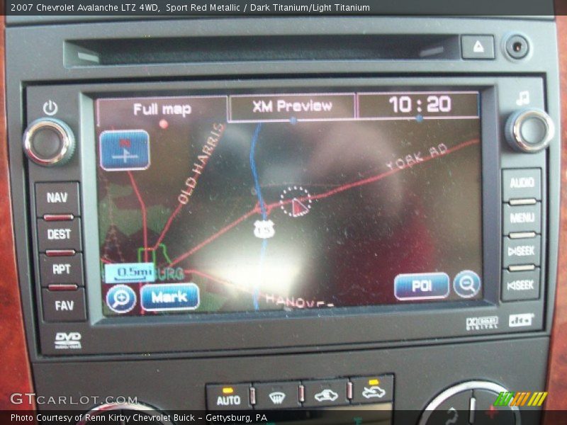 Sport Red Metallic / Dark Titanium/Light Titanium 2007 Chevrolet Avalanche LTZ 4WD