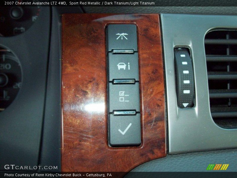 Sport Red Metallic / Dark Titanium/Light Titanium 2007 Chevrolet Avalanche LTZ 4WD