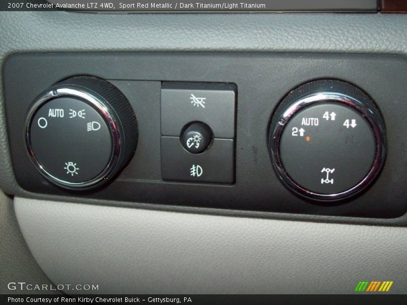 Sport Red Metallic / Dark Titanium/Light Titanium 2007 Chevrolet Avalanche LTZ 4WD