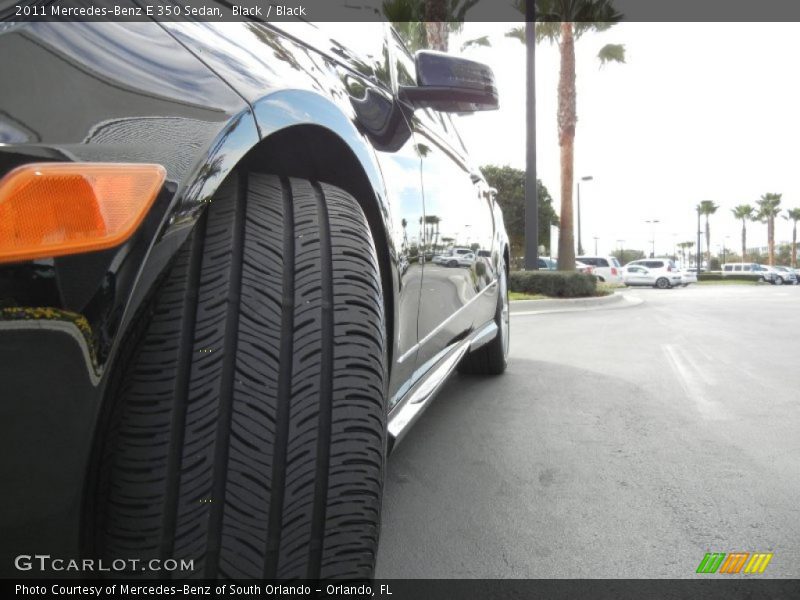 Black / Black 2011 Mercedes-Benz E 350 Sedan