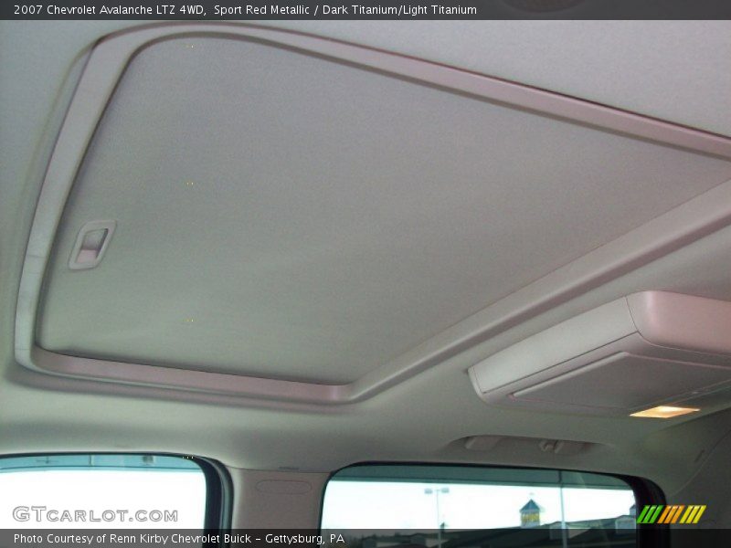 Sport Red Metallic / Dark Titanium/Light Titanium 2007 Chevrolet Avalanche LTZ 4WD