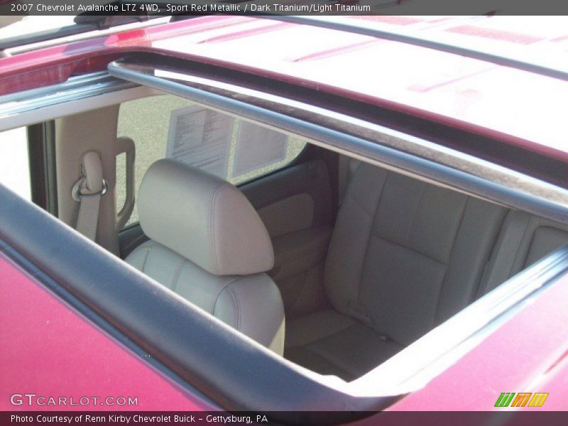 Sport Red Metallic / Dark Titanium/Light Titanium 2007 Chevrolet Avalanche LTZ 4WD