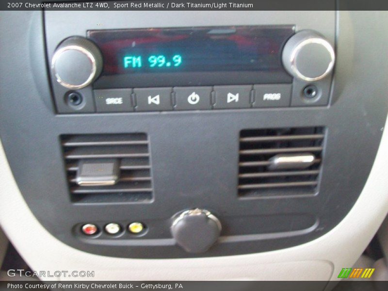Sport Red Metallic / Dark Titanium/Light Titanium 2007 Chevrolet Avalanche LTZ 4WD