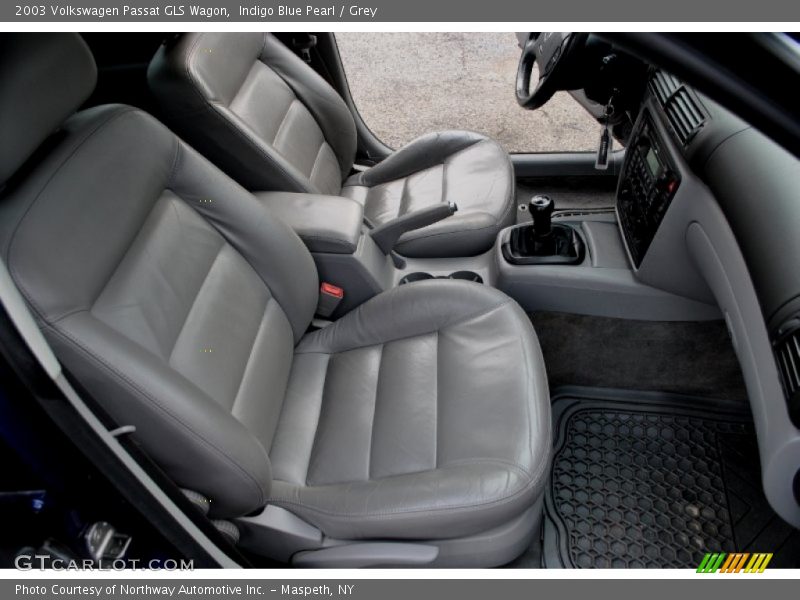 Indigo Blue Pearl / Grey 2003 Volkswagen Passat GLS Wagon