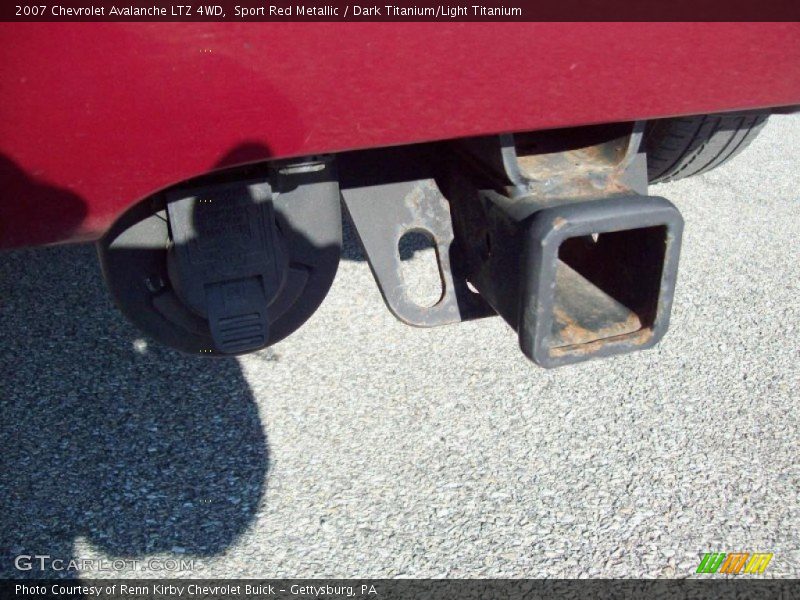 Sport Red Metallic / Dark Titanium/Light Titanium 2007 Chevrolet Avalanche LTZ 4WD