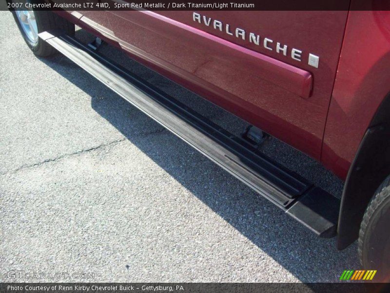 Sport Red Metallic / Dark Titanium/Light Titanium 2007 Chevrolet Avalanche LTZ 4WD